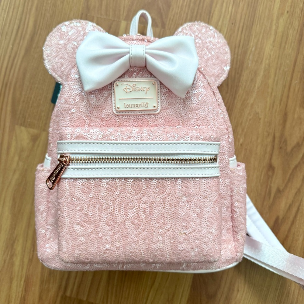 Disney Cotton Candy Sequin Loungefly